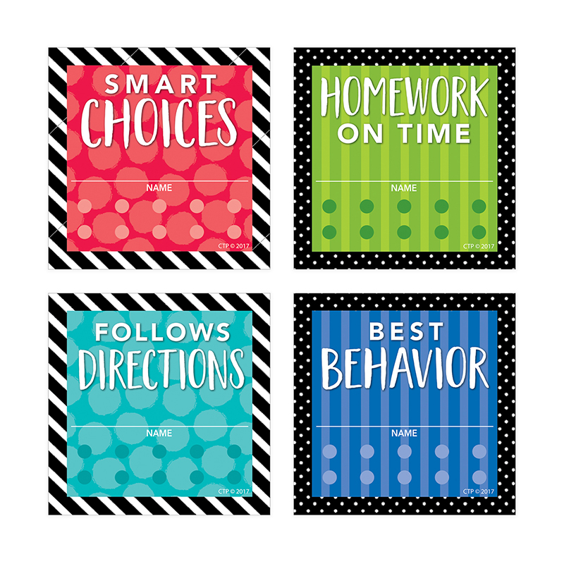 Classroom Mgmt Incentive Punch Card