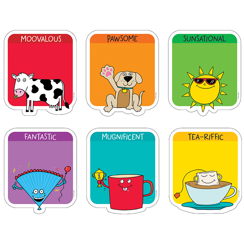 So Much Pun 6in Designer Cut-Outs