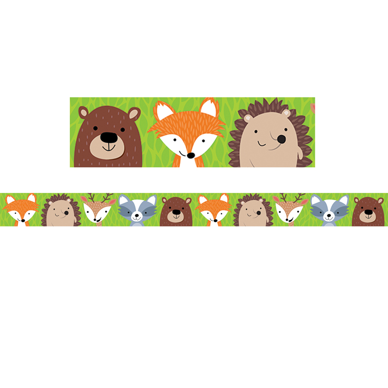 (6 Pk) Woodland Friends Border No 1