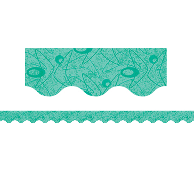 Midcentury Mod Tl Boomerang Border