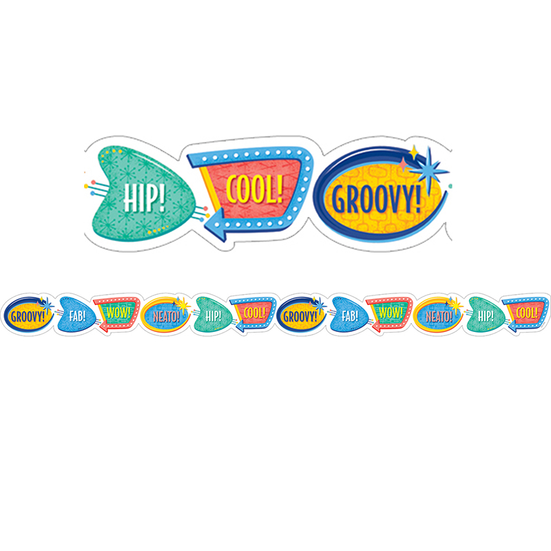 Midcentury Mod Retro Rewards Border