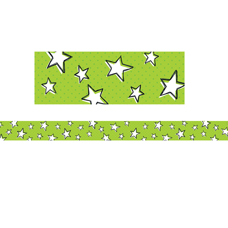 So Much Pun Doodle Star On Lime Bor