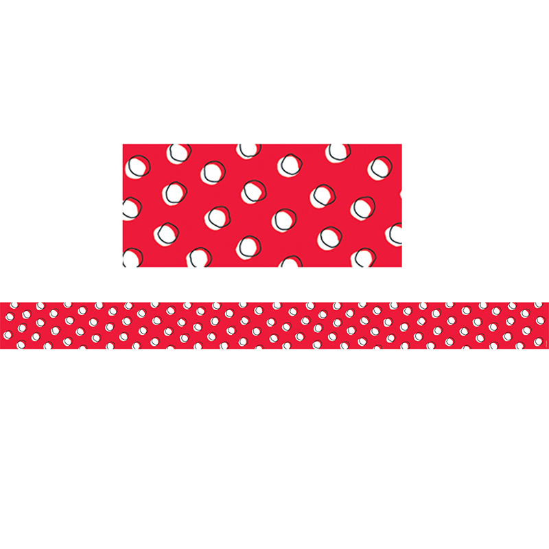 So Much Pun Doodle Dots On Red Brdr