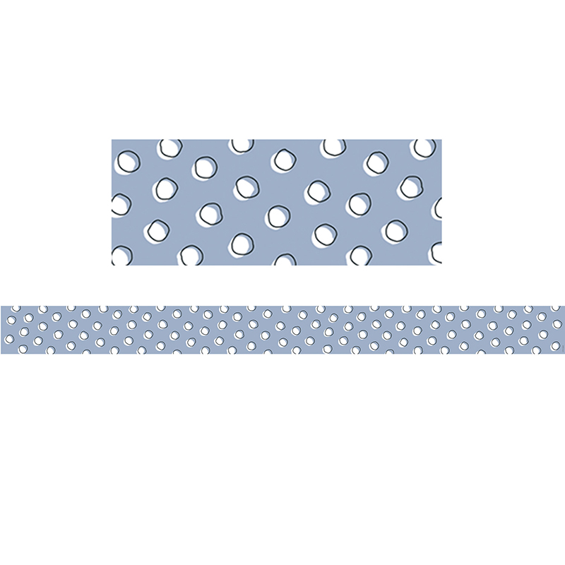 Doodles Dots On Gray Border