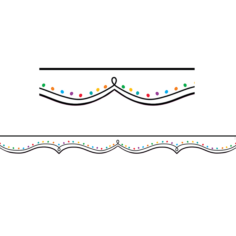 So Much Pun Colordotted Swirl Brdr