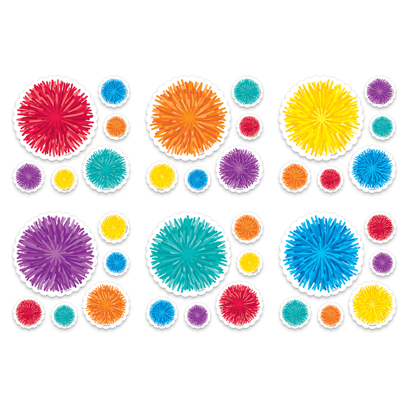 Pom-Poms 6 Inch Designer Cut-Outs