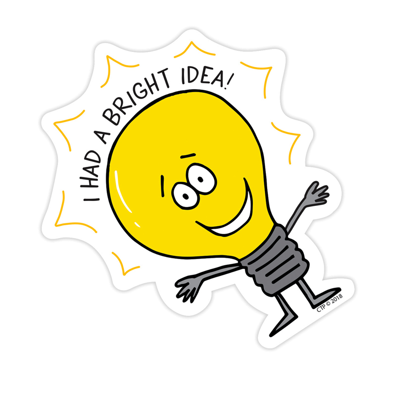 So Much Pun!  Bright Idea Badge