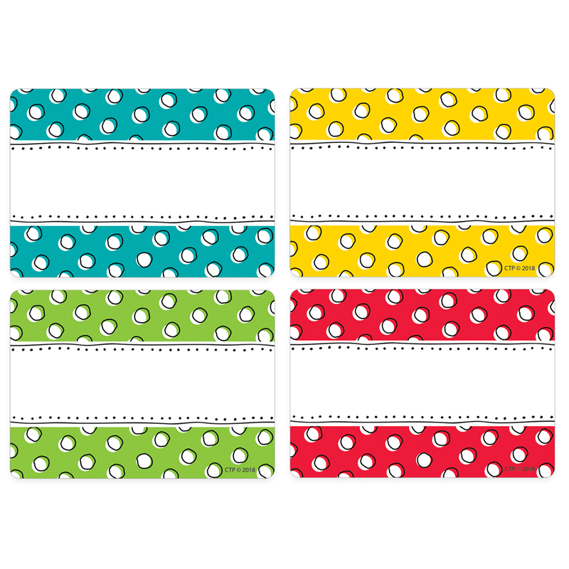 Doodle Dots Labels