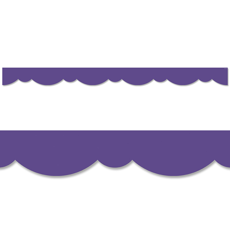 Ultra Violet Stylish Scallop Border