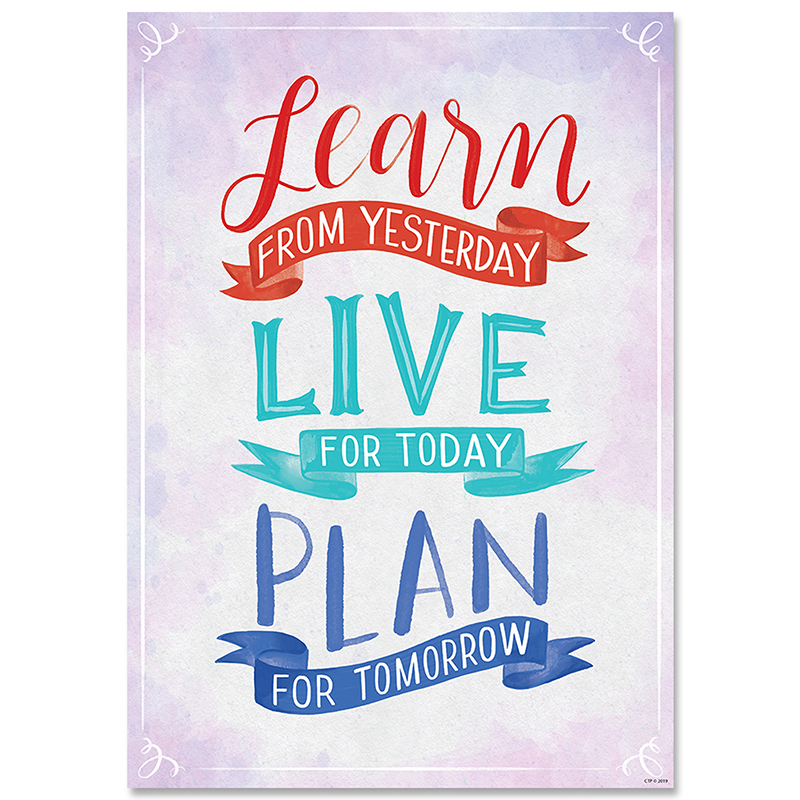 Learn Live Plan Inspire U Poster
