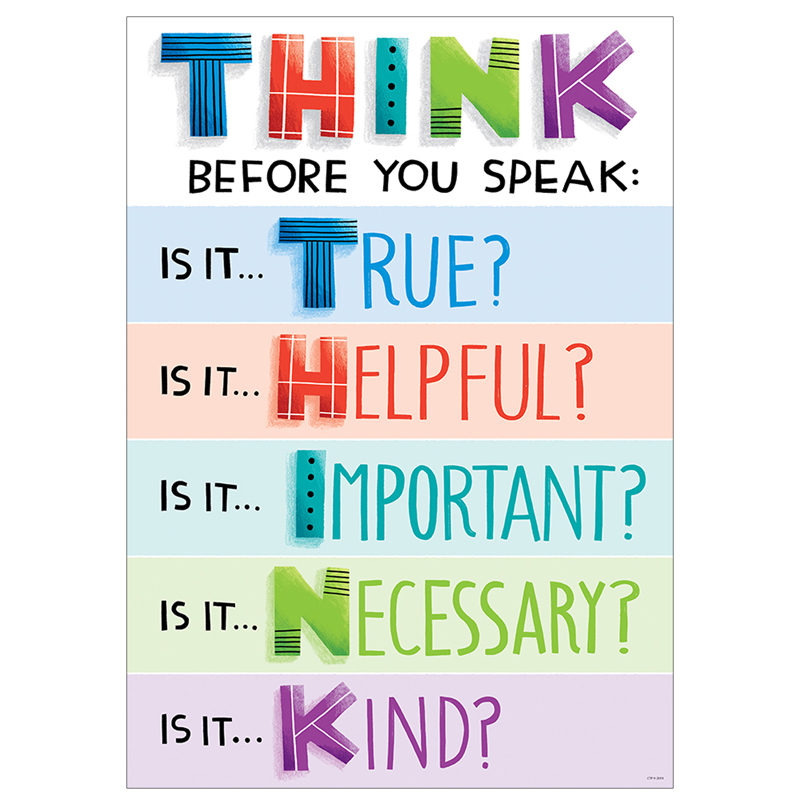 Think Before You Speak Inspire U