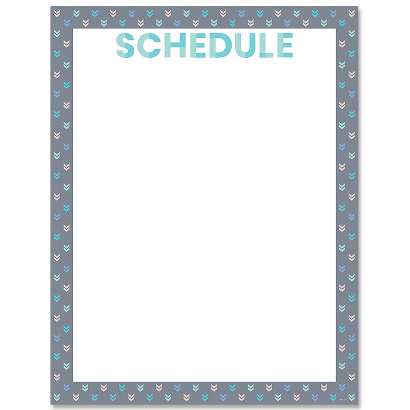 Calm & Cool Schedule Chart