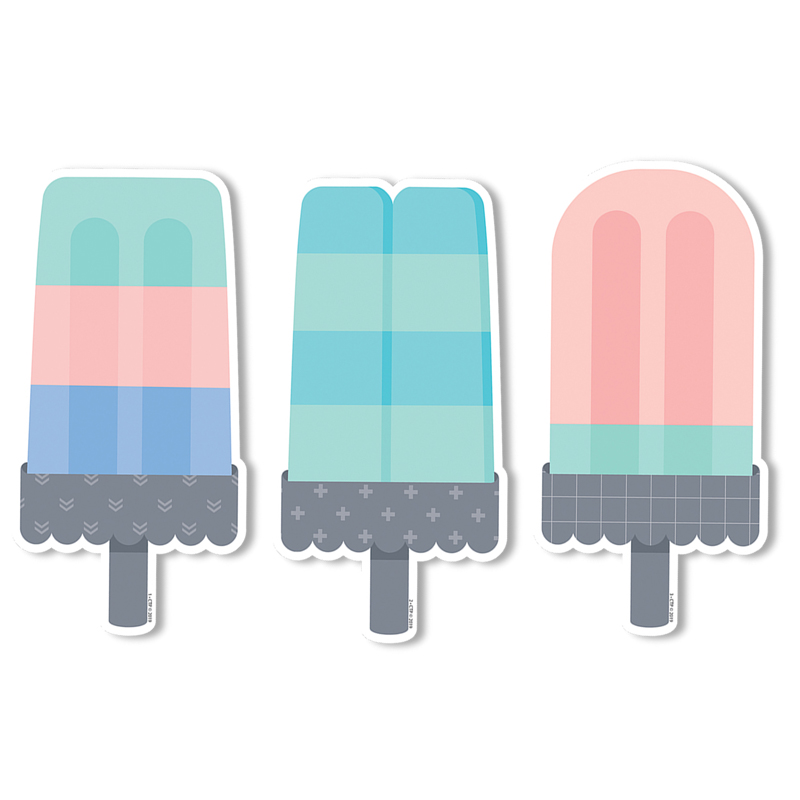 6in Designer Cut-Outs Ice Pops