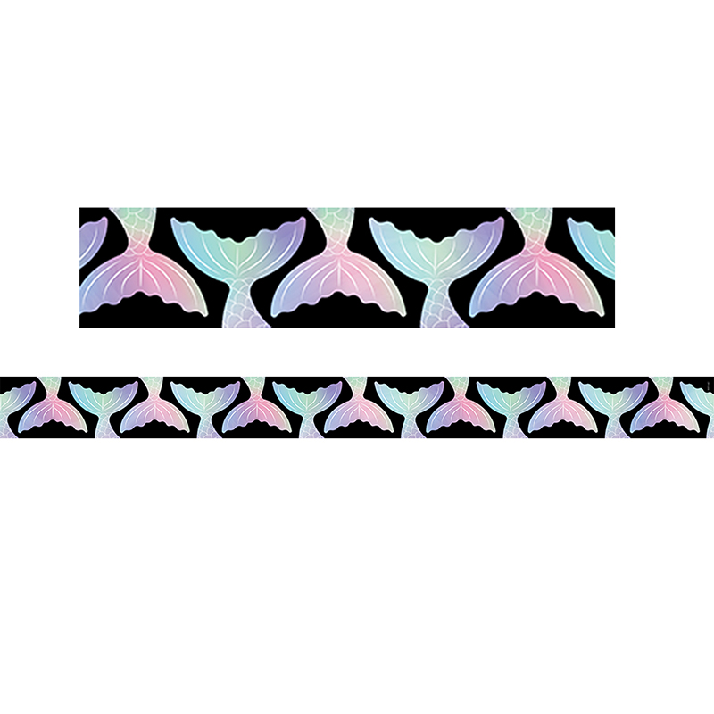 Mystical Mermaid Tails Border