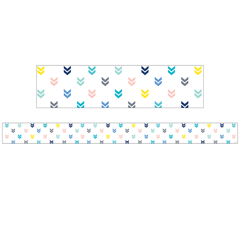 Colorful Mini Chevrons Border