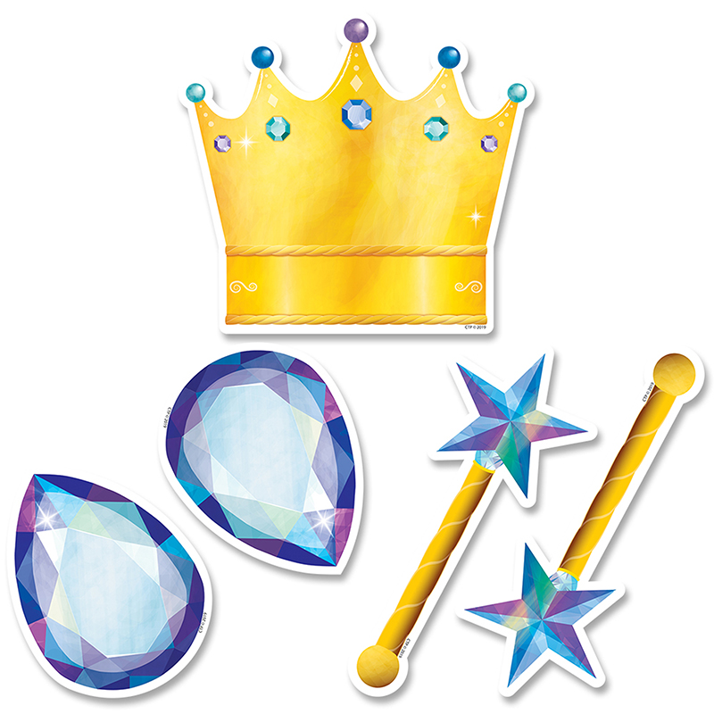 Crowns And Jewels Cut Outs 6 In