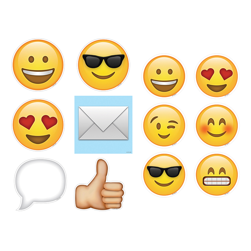 Emojis 6in & 3in Cut-Outs Combo Pk