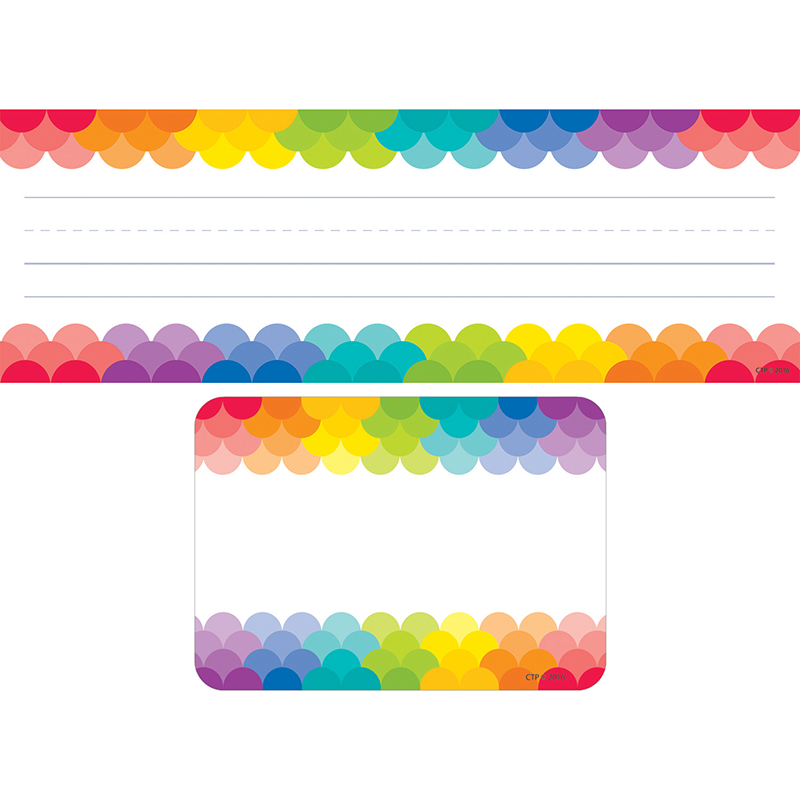 Rainbow Name Plate Label Combo Set