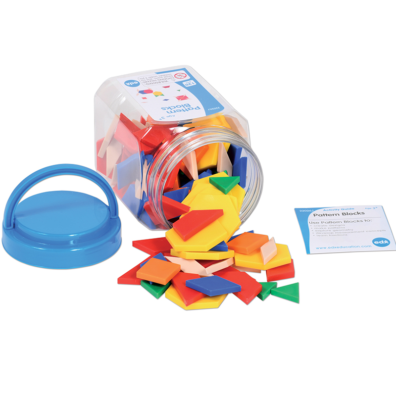 Pattern Blocks Mini Jar