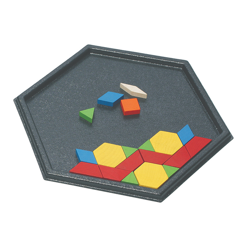 Hexagon Pattern Block Tray