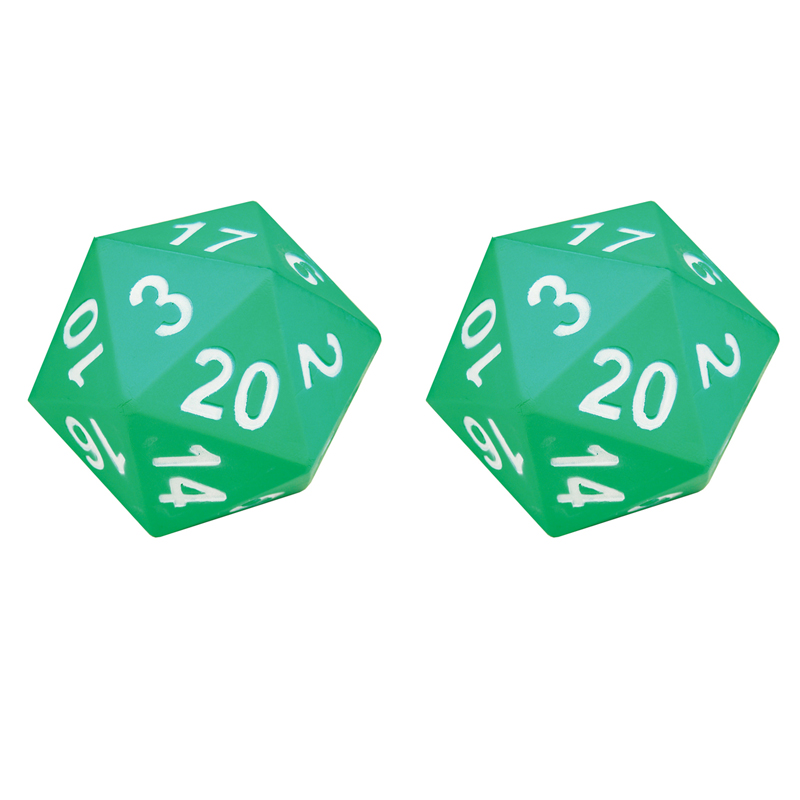 (2 Ea) Jumbo 20 Sided Foam Die