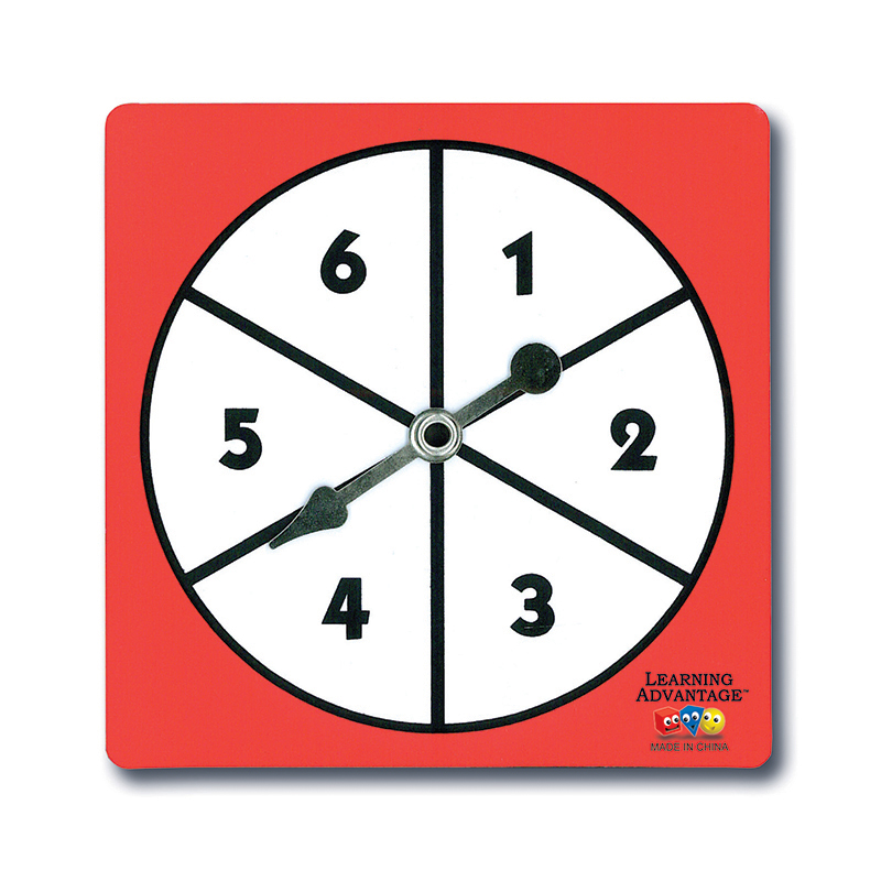(6 St) 1-6 Number Spinners