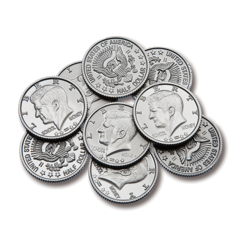 Half-Dollar Coins Set Of 50