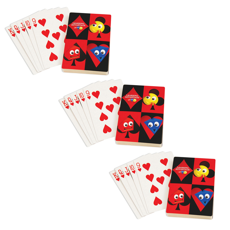 (3 Ea) Giant Playing Cards