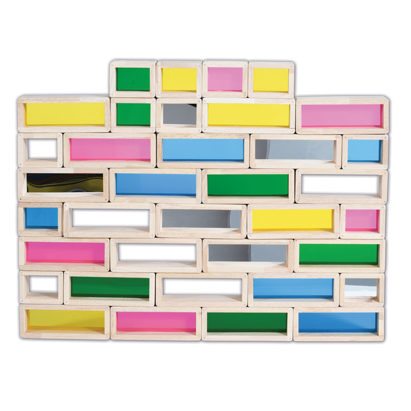 Rainbow Bricks Set Of 36