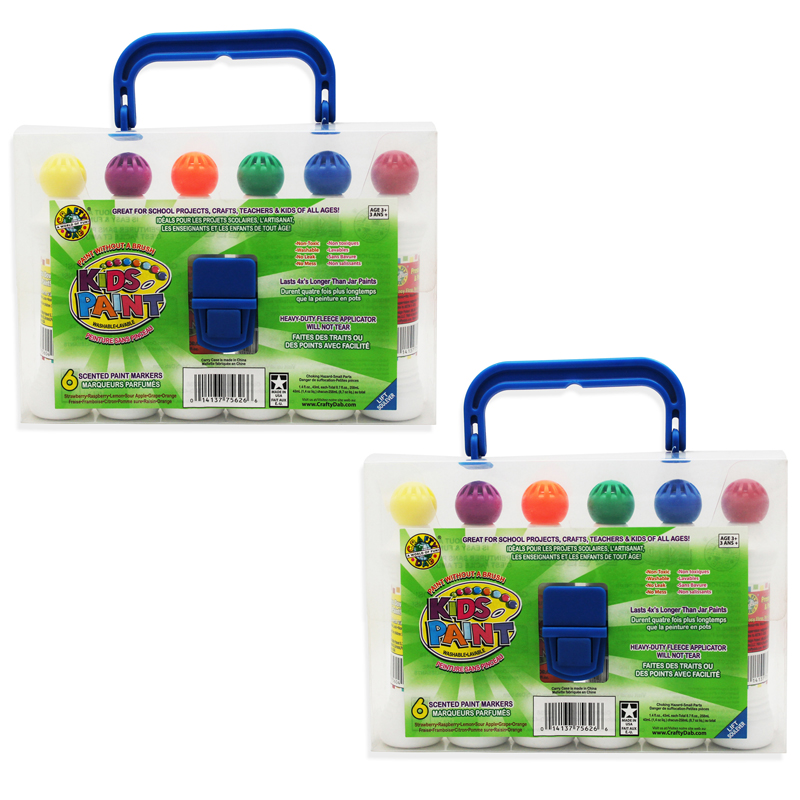 (2 Pk) Crafty Dab Paint 6 Per Pk