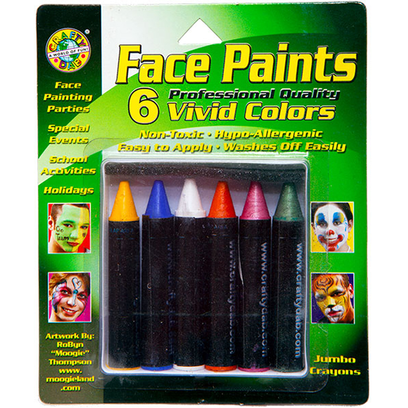 Crafty Dab Jumbo Crayon Face Paints