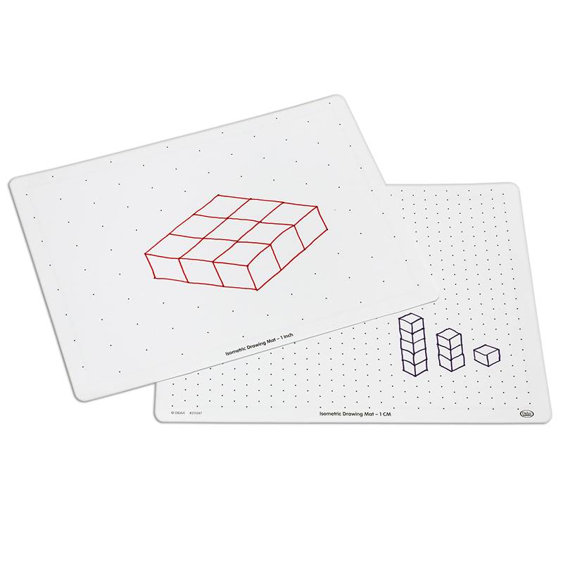 Isometric Draw Writeon Wipeoff Mats