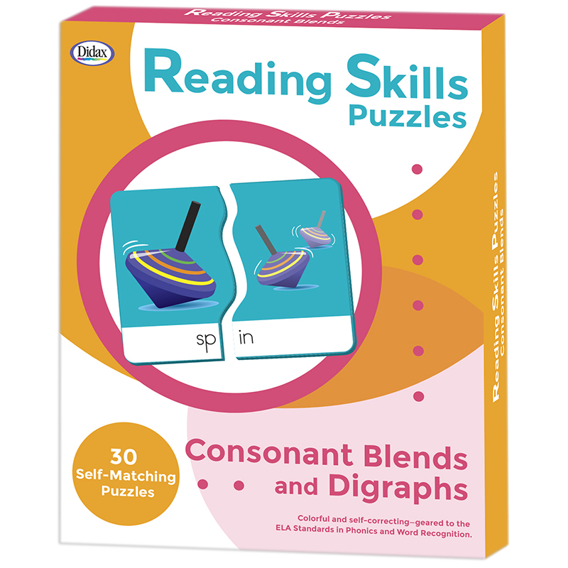 Reading Skills Puzzles Consonant