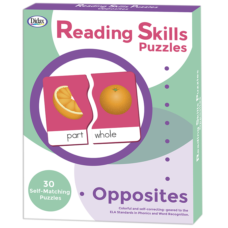 Reading Skills Puzzles Opposites