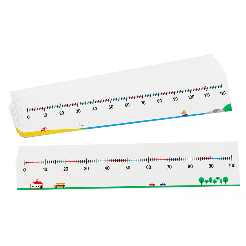 2 Sided Num Lines 0-100/0-120 10set