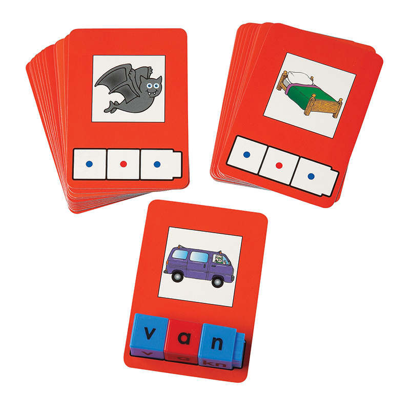 Cvc Word Building Cards 24 Cards