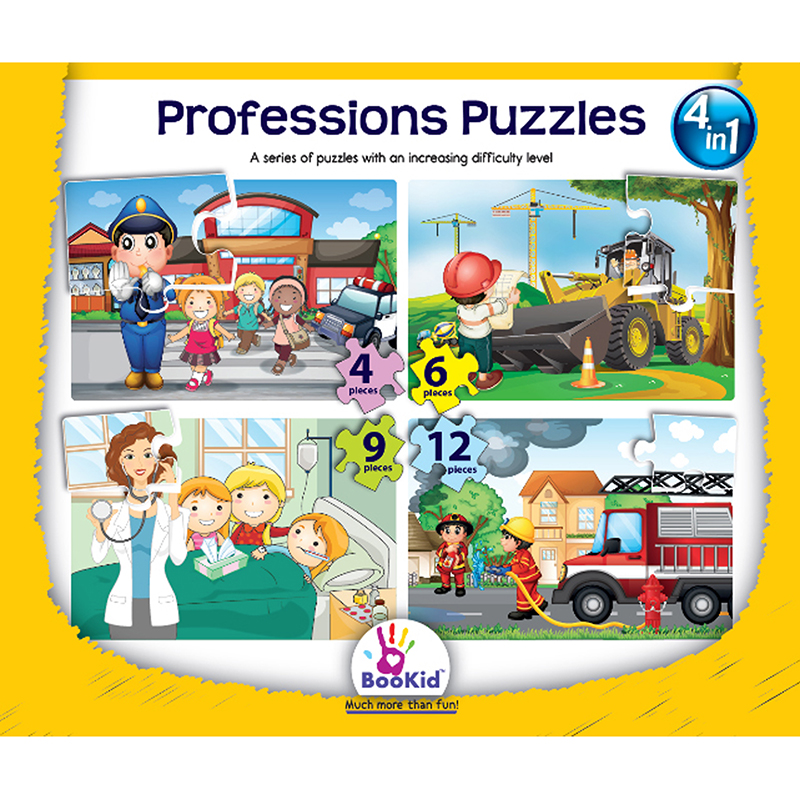 Professions 4 In 1 Puzzles