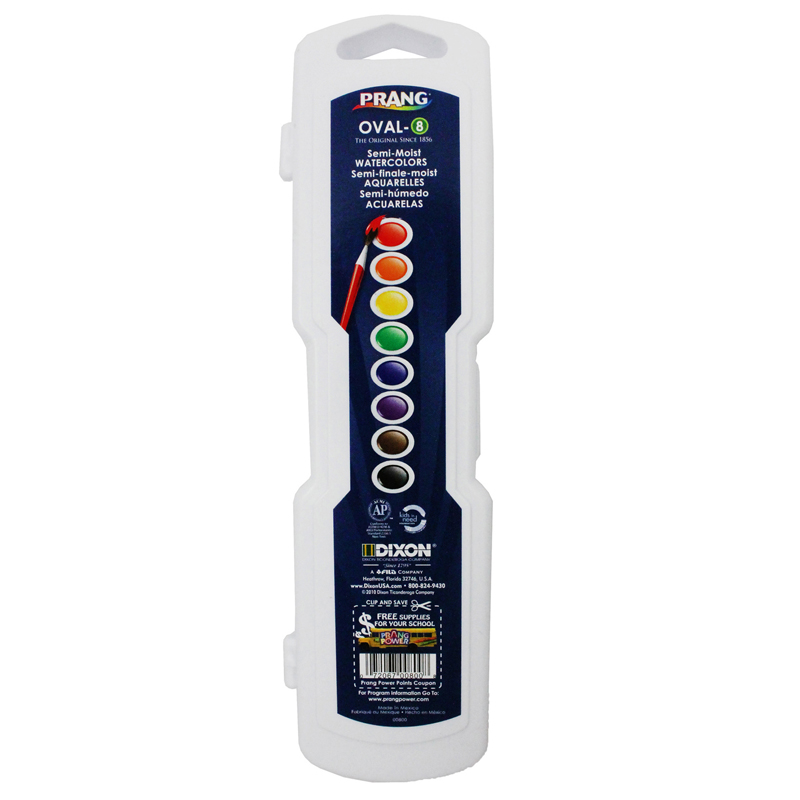 Prang Oval 8 Water Colors
