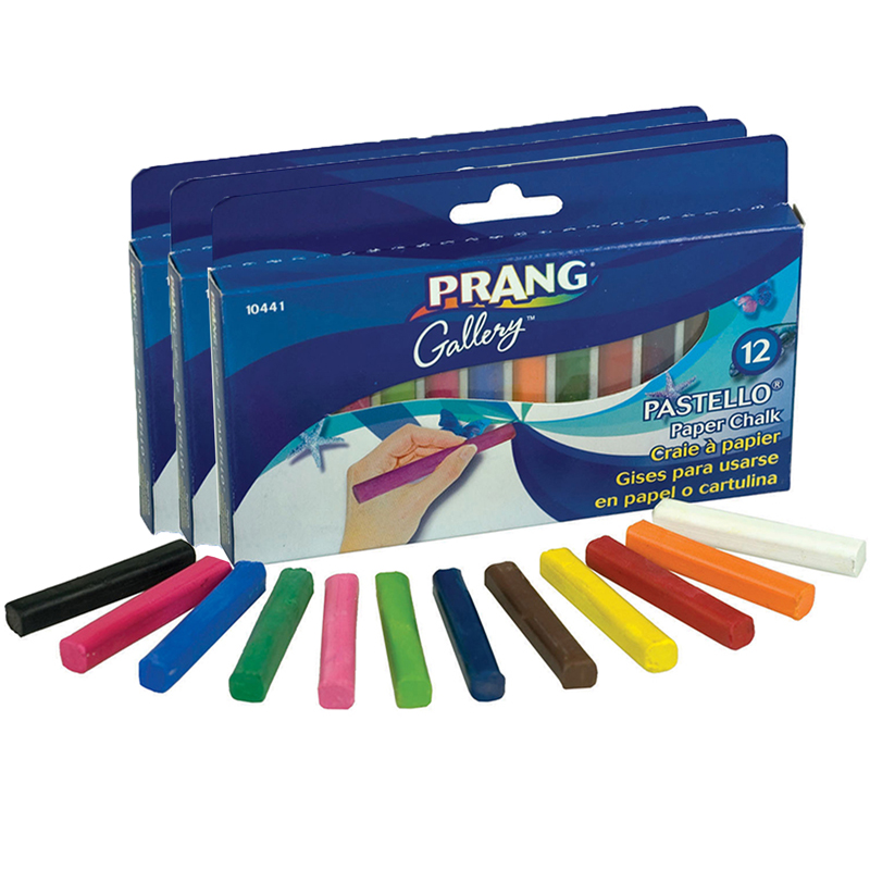 (3 Bx) Pastello Chalk Pastel 12