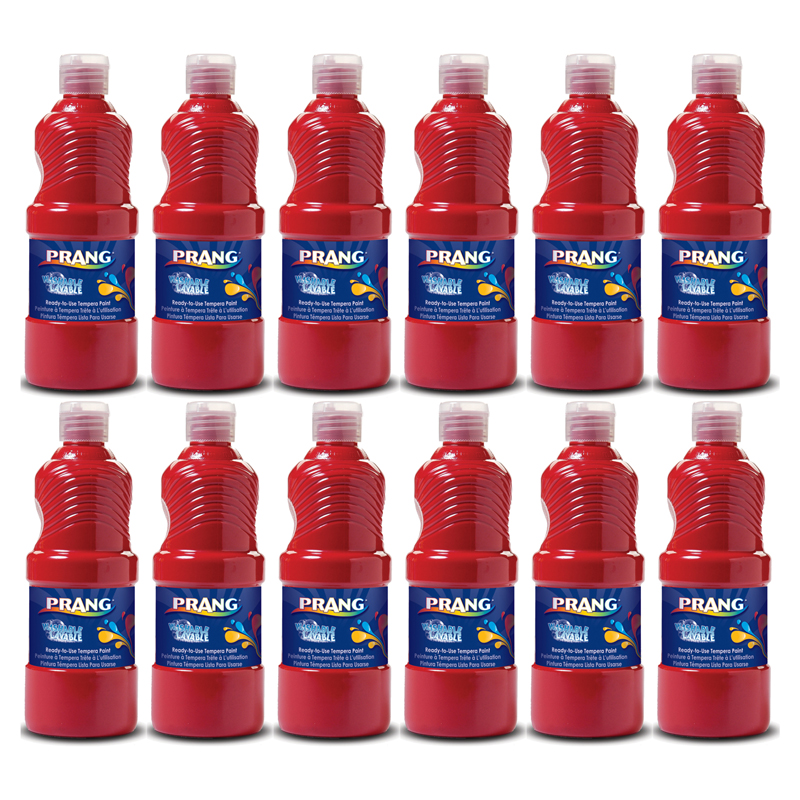 (12 Ea) Prang Washable Paint 16oz