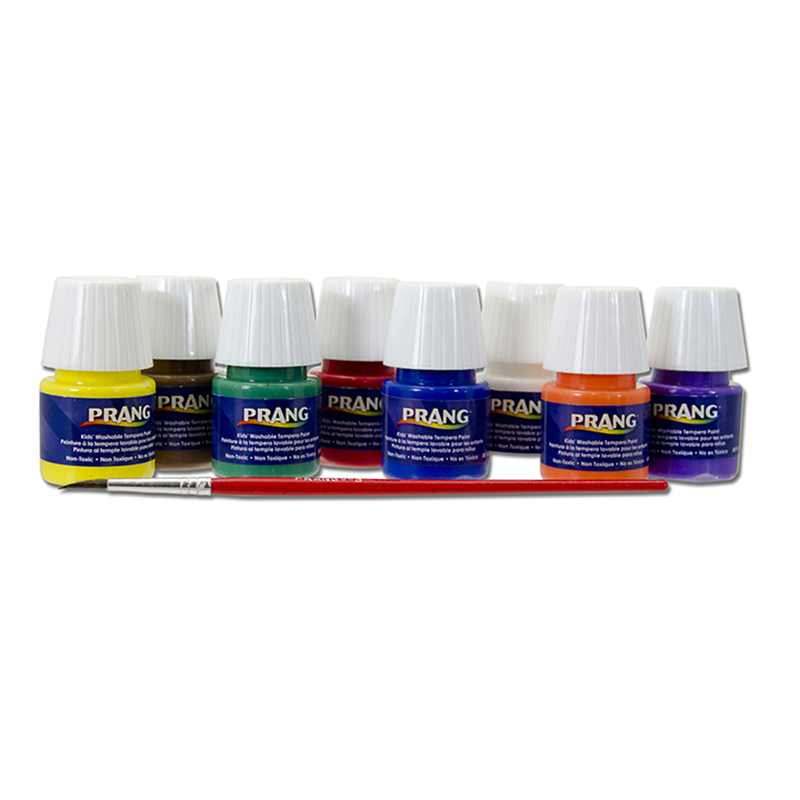 (6 St) Prang Washable Paint 8 Color