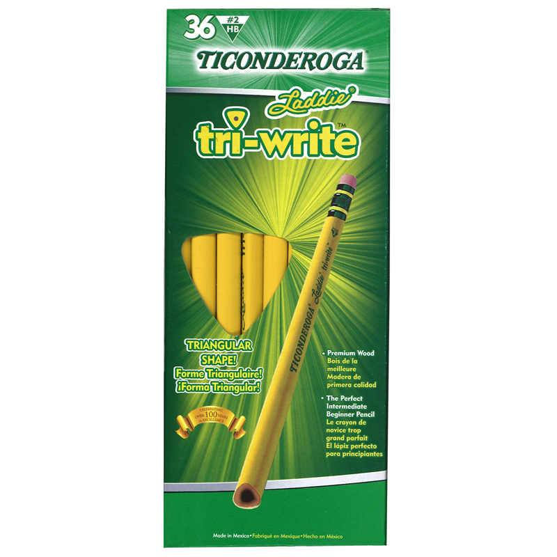 Laddie Tri Write Pencils 36ct With