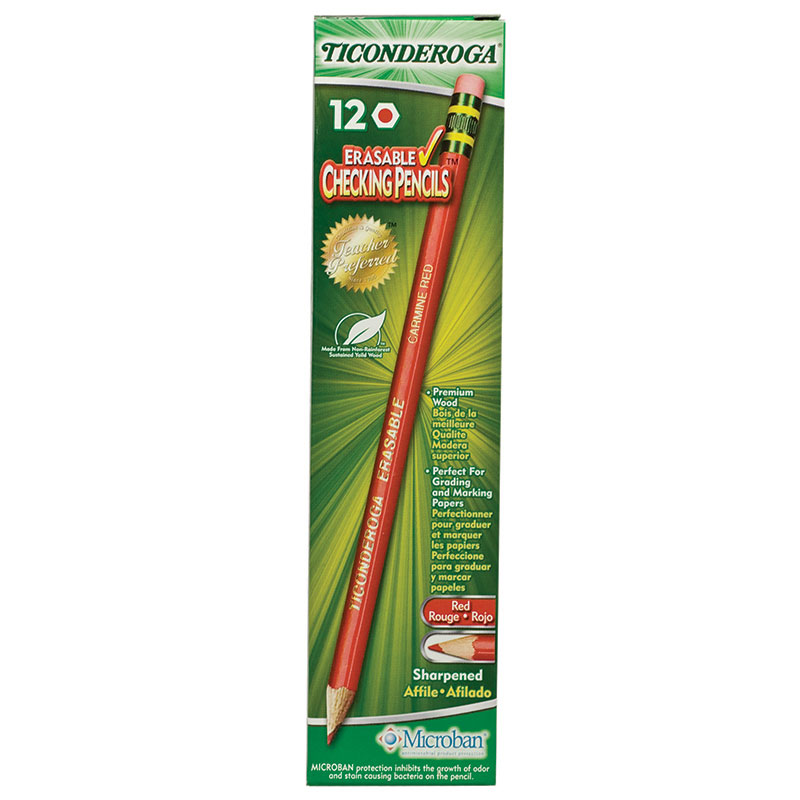 (3 Pk) Ticonderoga Erasable Colored