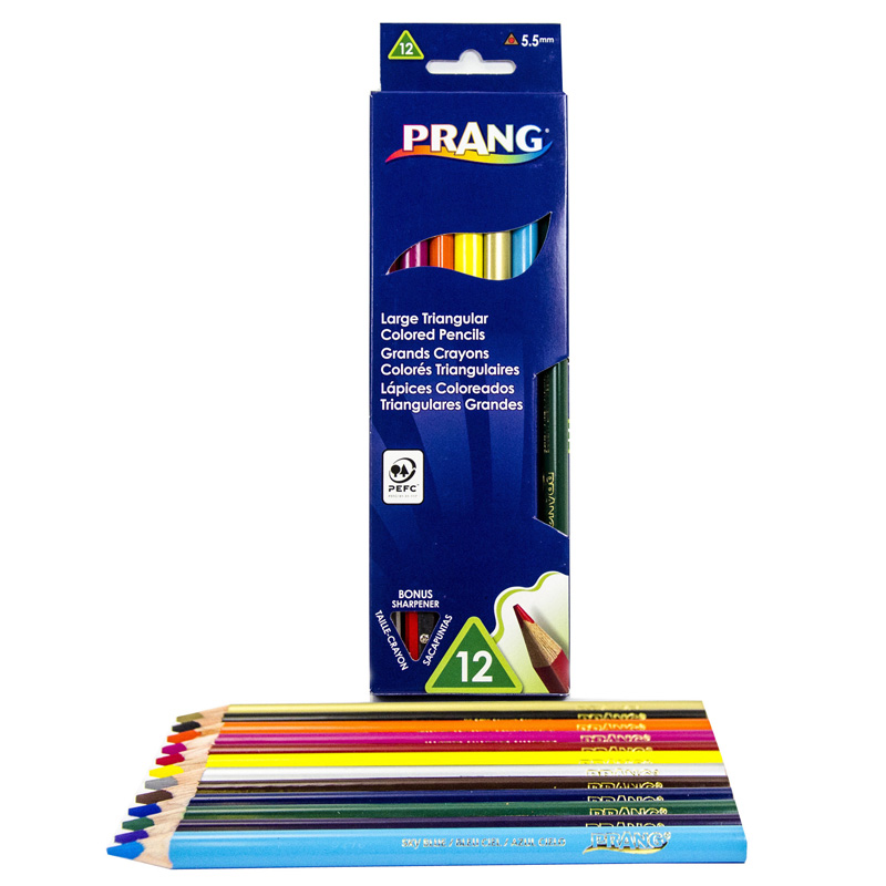 (3 Pk) Prang Lg Triangular Colored