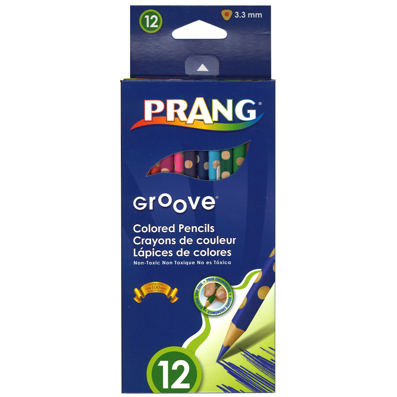 (6 Pk) Prang Groove Colored