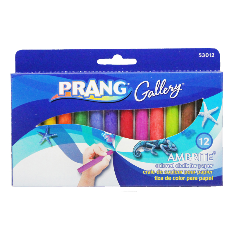 Ambrite Paper Chalk 12 Color Box