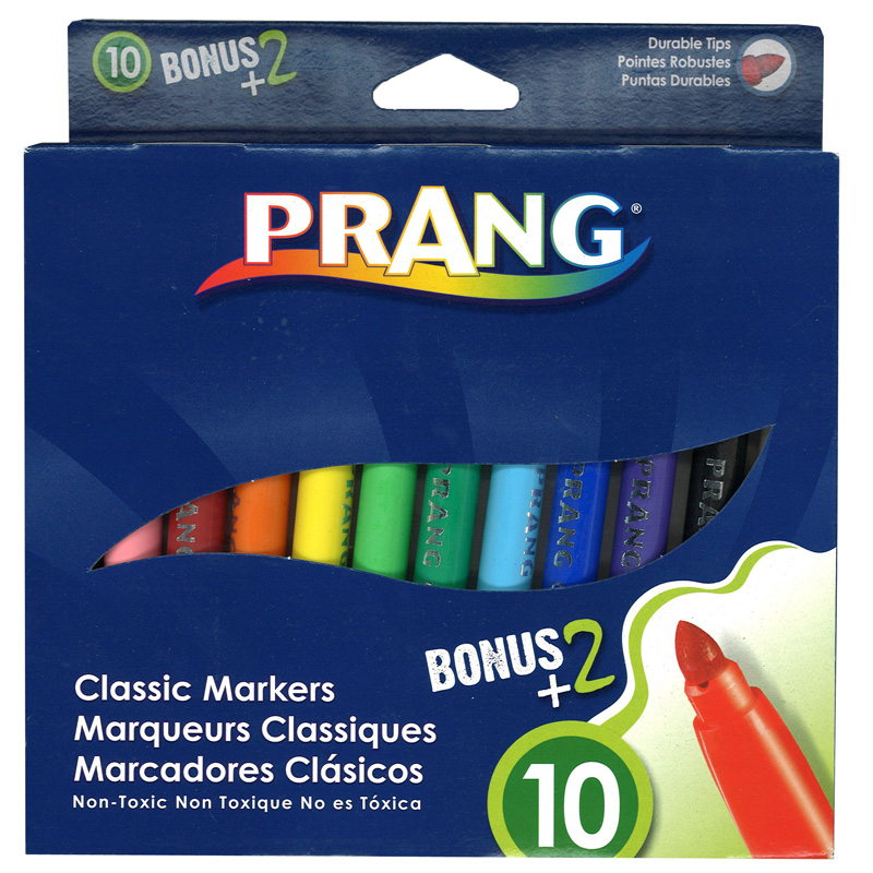 (6 Pk) Prang Art Markers Classic 12