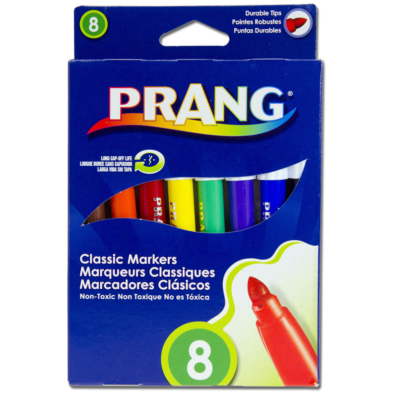 Prang Art Markers 8ct Classic Color