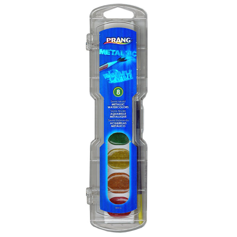 Prang Watercolor Metallic Color 8ct