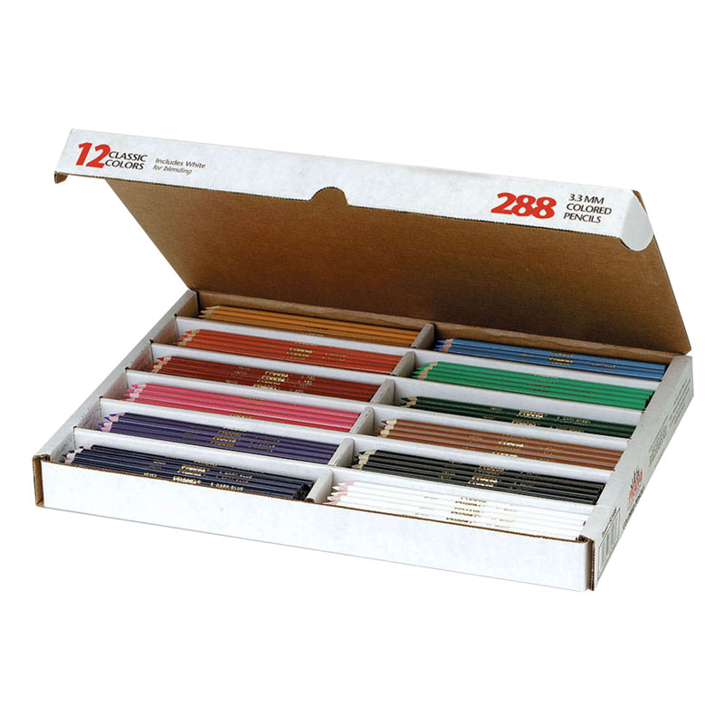 Prang Colored Pencils Classpack 288